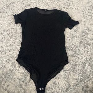 Black Mesh Body Suit!
